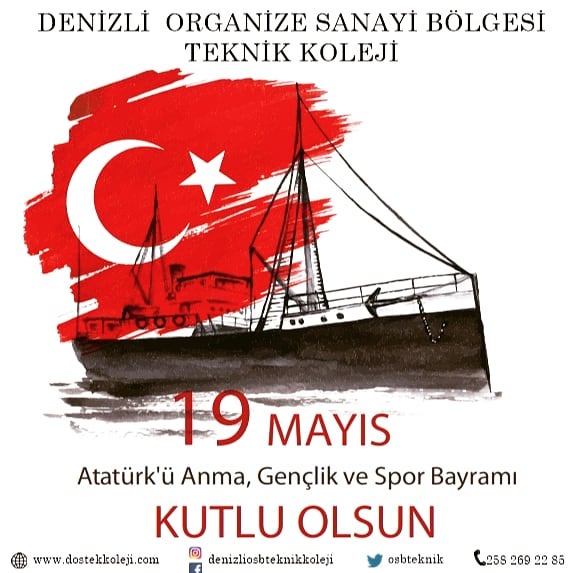 19Mayıs Atatürk'ü Anma Gençlik ve Spor Bayramı Kutlu Olsun