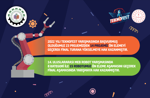 TEKNOFEST ve MEB  ROBOT Yarışması Projelerimiz