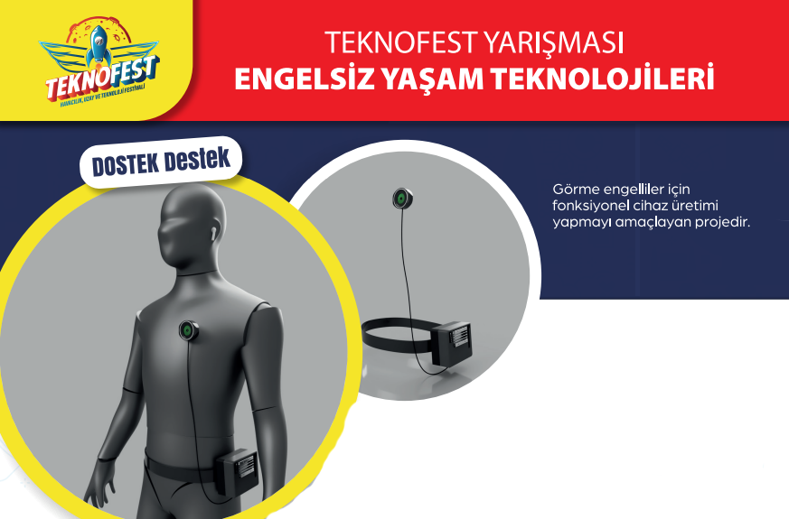 Projemiz ile Teknofest Engelsiz Yaşam Teknolojileri Kategorisinde Finaldeyiz !