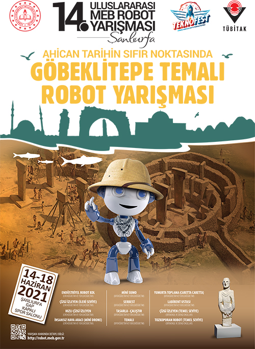 14.ULUSLARARASI MEB ROBOT YARIŞMASI KALDIĞI YERDEN DEVAM EDİYOR