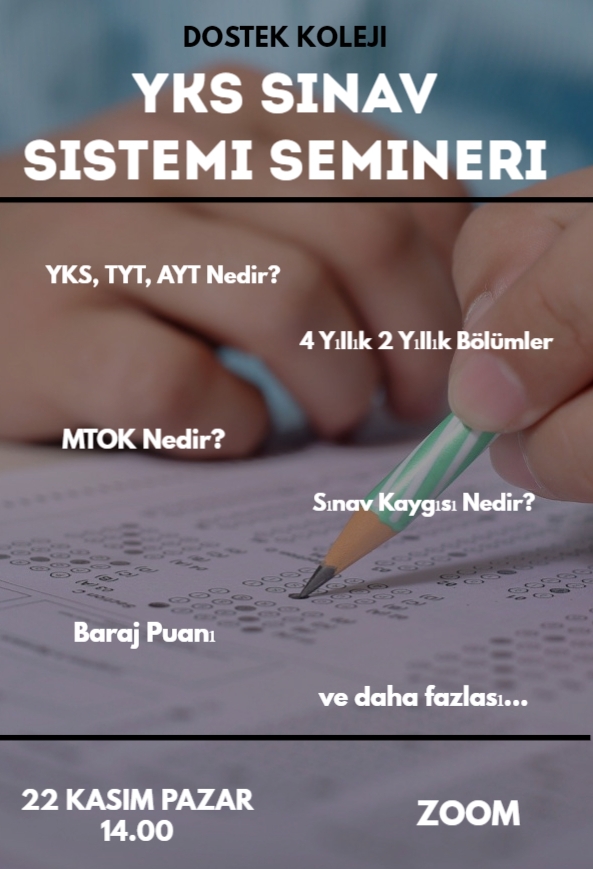 YKS Semineri Gerçekleştiriliyor !