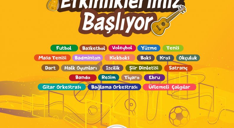 Okul İçi Etkinliklerimiz Başlıyor...