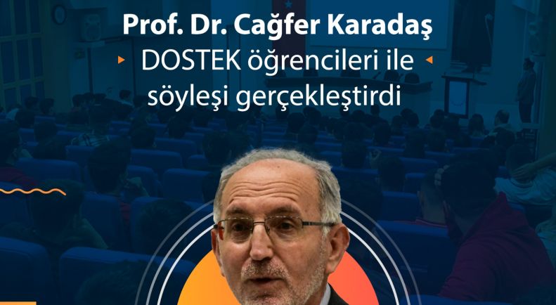 Öğrencilerimiz Prof. Dr. Cağfer Karadaş ile bir araya geldi