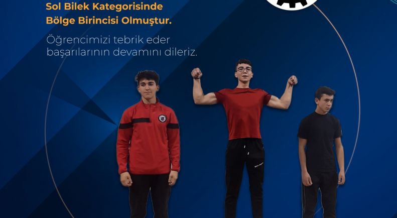 Öğrencimiz Eyyüb DURSUN BÖLGE BİRİNCİSİ !