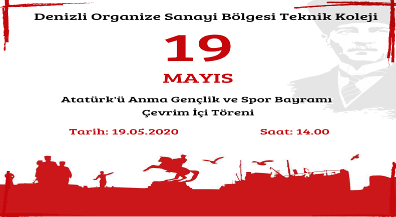 19 MAYIS Çevrim İçi Töreni