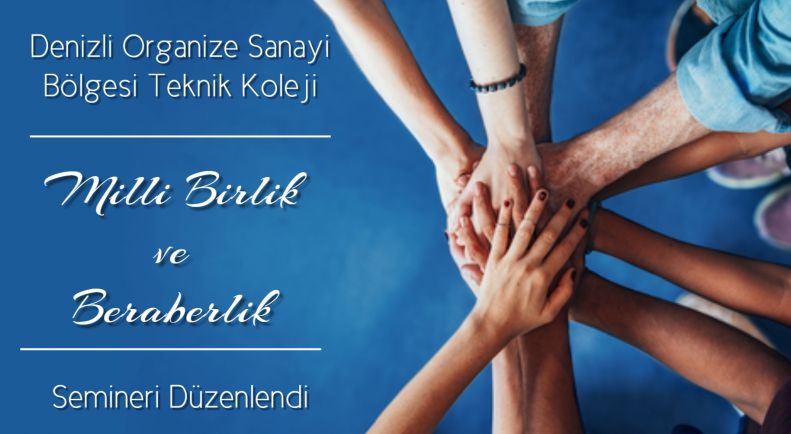 Milli Birlik ve Beraberlik Semineri