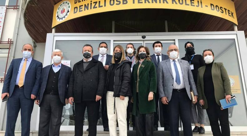 Denizli İhracatçılar Birliği Yönetim Kurulu'ndan Okulumuza Ziyaret !