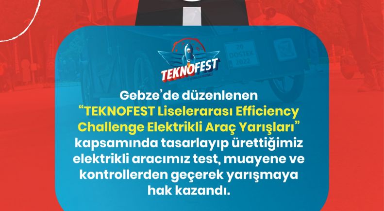 Teknofest Finaline Kalan Elektrikli Arabamız Gebze'de !
