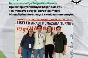 Dostek Koleji Ege Bölgesi Münazara Turnuvasında 9. Oldu !
