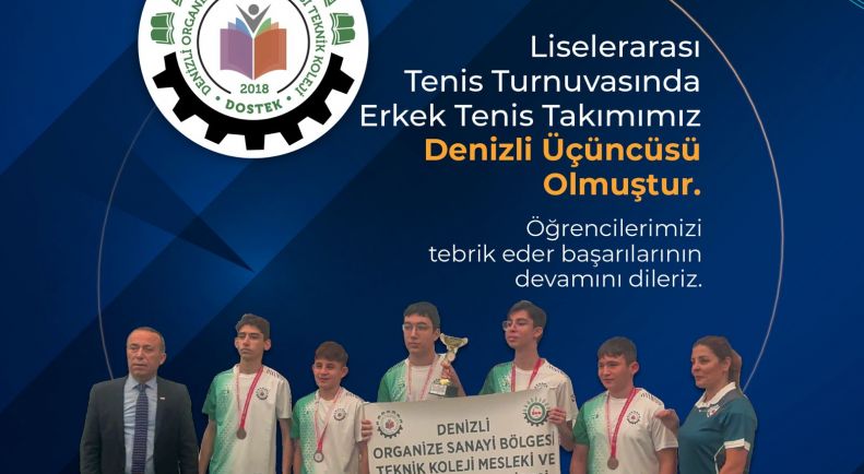 Erkek Tenis Takımımızı Tebrik Ederiz!