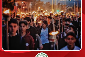 29 Ekim Cumhuriyet Bayramı'mızın 100. Yılını Meşale ve Yürüyüşle Taçlandırdık