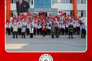 29 Ekim Cumhuriyet Bayramı'mızın 100. Yılını Okulda Törenle Kutladık